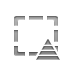 Selection, Rectangular, pyramid Gray icon