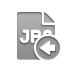 File, jpg, Format, Left DarkGray icon