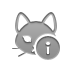 Info, Cat DarkGray icon