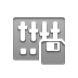 Diskette, Console, Audio DarkGray icon