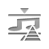 pyramid, Compress, Audio Gray icon