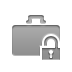 Lock, Briefcase, open DarkGray icon