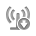 antenna, Down Gray icon