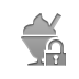Lock, Icecream, open DarkGray icon