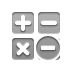 calculator, button, delete Icon