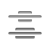Center, distribute, vertical Gray icon