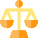 Business, judge, Balanced, law, libra, Tools And Utensils, Balance, zodiac, justice Black icon