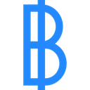 Bank, Business, Thai Baht, commerce, Money, exchange, Thailand, Currency DodgerBlue icon