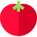 Healthy Food, Fruit, vegetarian, Tomato, vegan, organic, food, diet Crimson icon