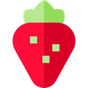 vegetarian, vegan, diet, food, Healthy Food, strawberry, organic, Fruit Crimson icon