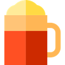 Bar, food, beer, Jar, pub, Pint, Alcohol, Alcoholic Drink SandyBrown icon