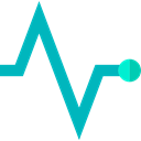 medical, frequency, graph, Heart, Beating, Pulse Rate, pulse Black icon