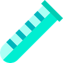 medical, chemical, science, education, Chemistry, Test Tube, Tools And Utensils DarkTurquoise icon