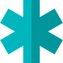 Asterisk, Information, signs, Info, medical, shapes, symbol, star DarkCyan icon