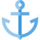 navy, sailing, Anchor, Anchors, sail, tattoo, Tools And Utensils Black icon