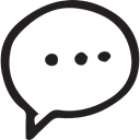 chatting, Chat, Conversation, interface, Speech Balloon, Multimedia, Message, speech bubble Black icon