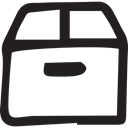 Box, packaging, package, Delivery, commerce, Business, cardboard Black icon