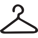 commerce, wardrobe, clothing, hanger, Closet, Tools And Utensils Black icon