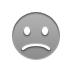 smiley, sad DarkGray icon