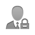 Administrator, Lock Gray icon