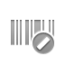 cancel, Barcode DarkGray icon