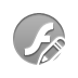 Flash, pencil DarkGray icon