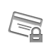 Lock, card, credit DimGray icon
