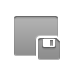 Rectangle, Diskette DarkGray icon
