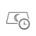 silver, Clock Gray icon