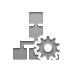 chart, organizational, Gear Gray icon