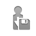 weight, Diskette Gray icon