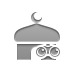 Binoculars, Mosque Gray icon