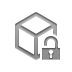 Lock, open Gray icon