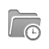 Folder, Clock DarkGray icon