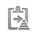 dispatch, order, pyramid Gray icon