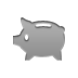 piggybank DarkGray icon