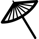 Asian, japanese, traditional, oriental, Umbrella Black icon