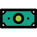 Currency, Business, exchange, Dollar, Bill, Cash, dollar bill, Bank Black icon