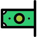 Money, Notes, Currency, Cash, Business Black icon