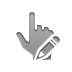 point, pencil, Hand Gray icon