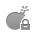 Lock, Bomb Gray icon