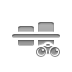 horizontal, Binoculars, Align, Center Gray icon