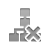 chart, cross, organizational Gray icon