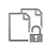 Lock, open, Copy Gray icon