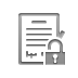 open, contract, Lock Gray icon