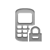 phone, Lock Gray icon