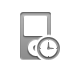 ipod, Clock Gray icon