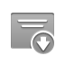 Certificate, Down DarkGray icon