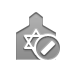 Synagogue, cancel Icon