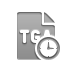 Clock, File, Tga, Format Icon